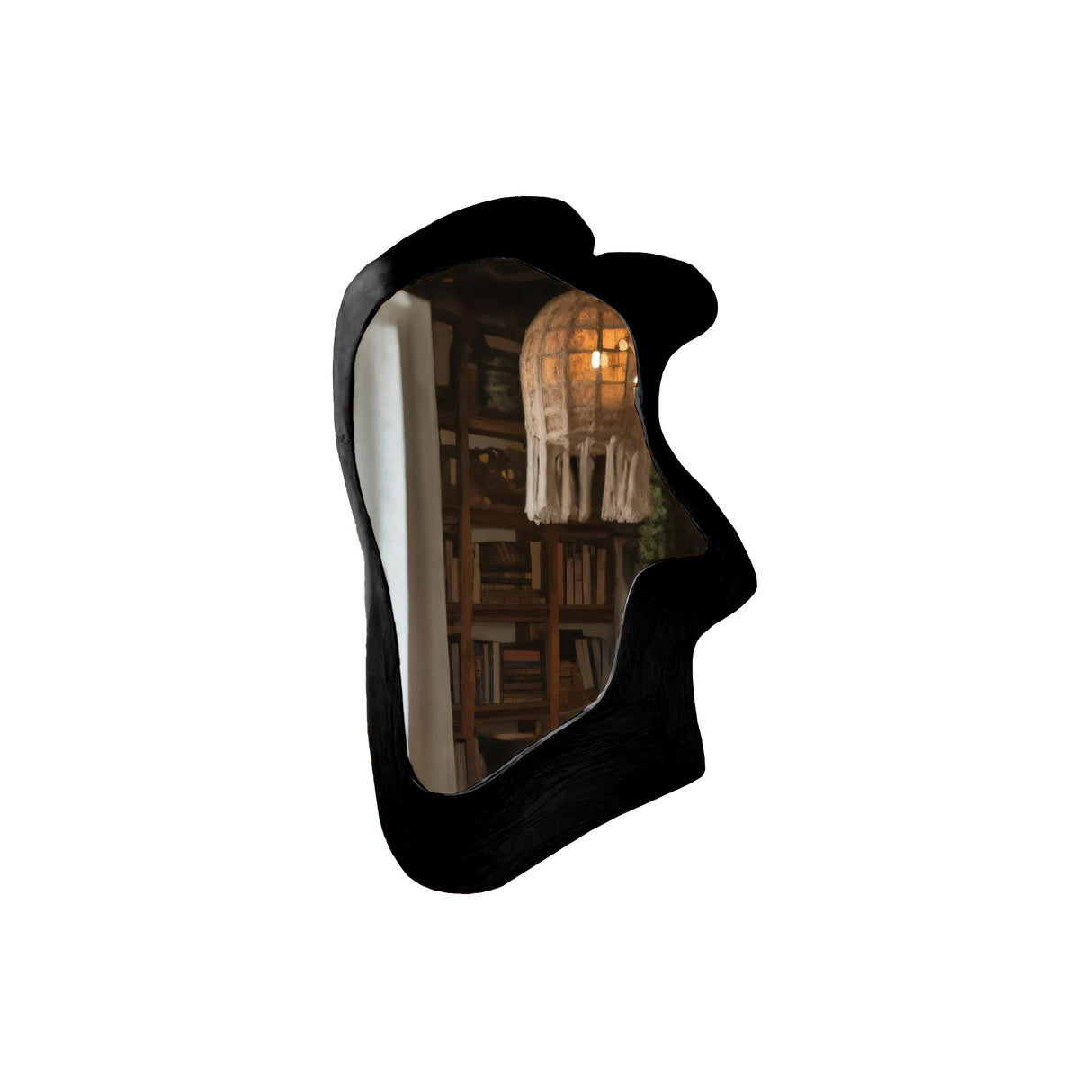 Driftform Handcrafted Live Edge Solid Wood Mirror Black - Timberustic Mirror