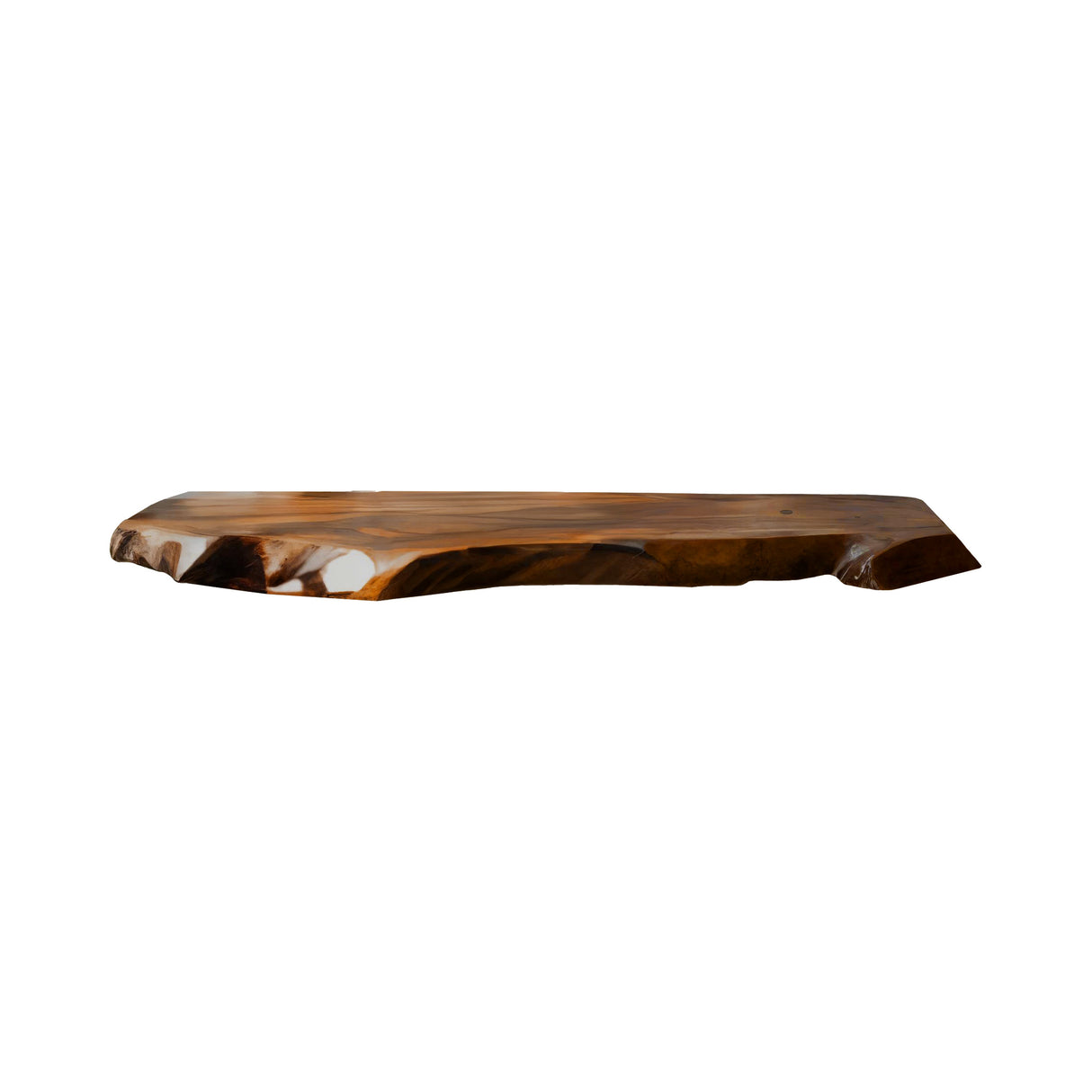 Driftwood Live Edge Wood Floating Bathroom Vanity Brown - Timberustic Floating Bathroom Vanity