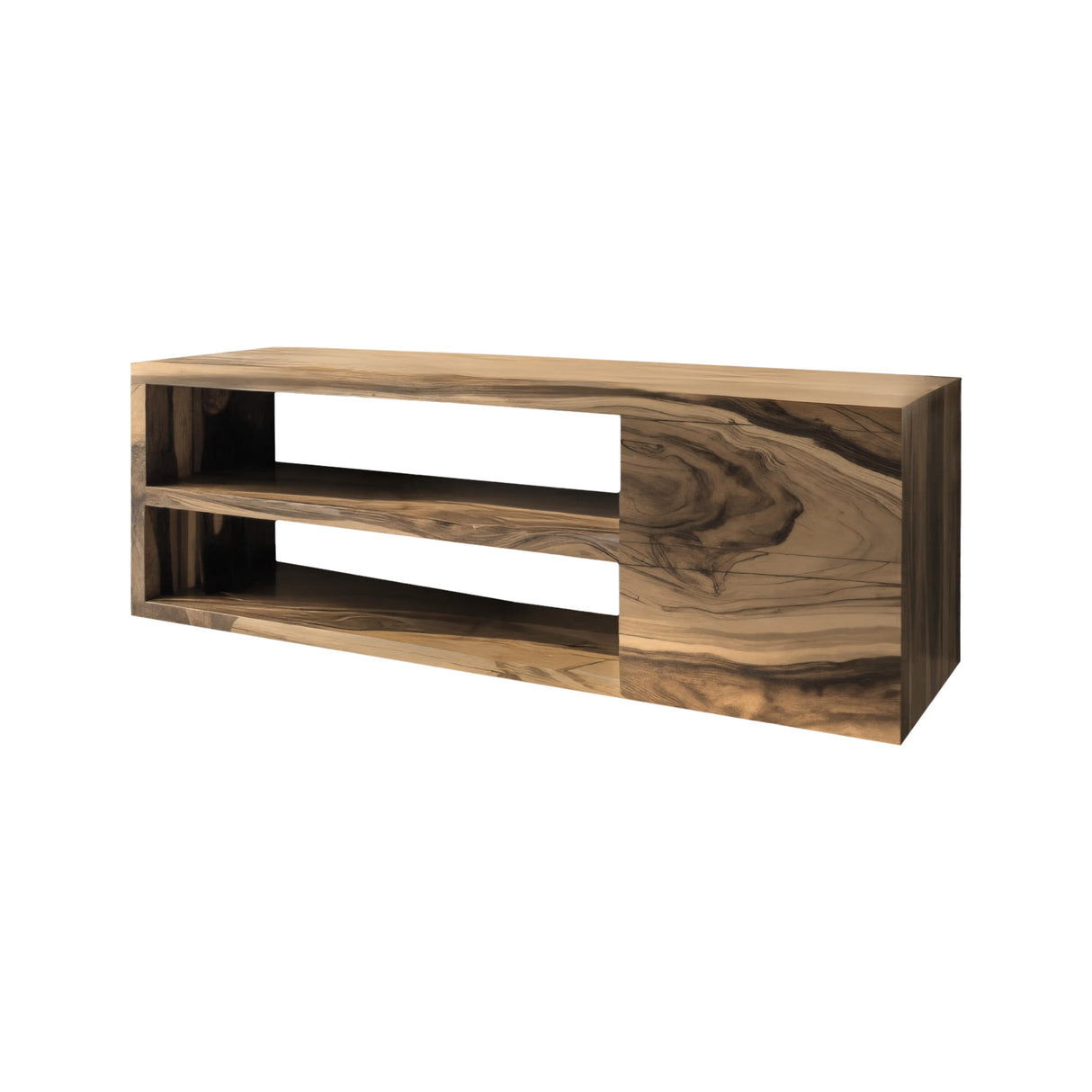 Echra Modern Japandi Handcrafted Solid Wood Floating Bathroom Vanity With Drawers Natural Oak - Timberustic Floating Bathroom Vanity With Drawers