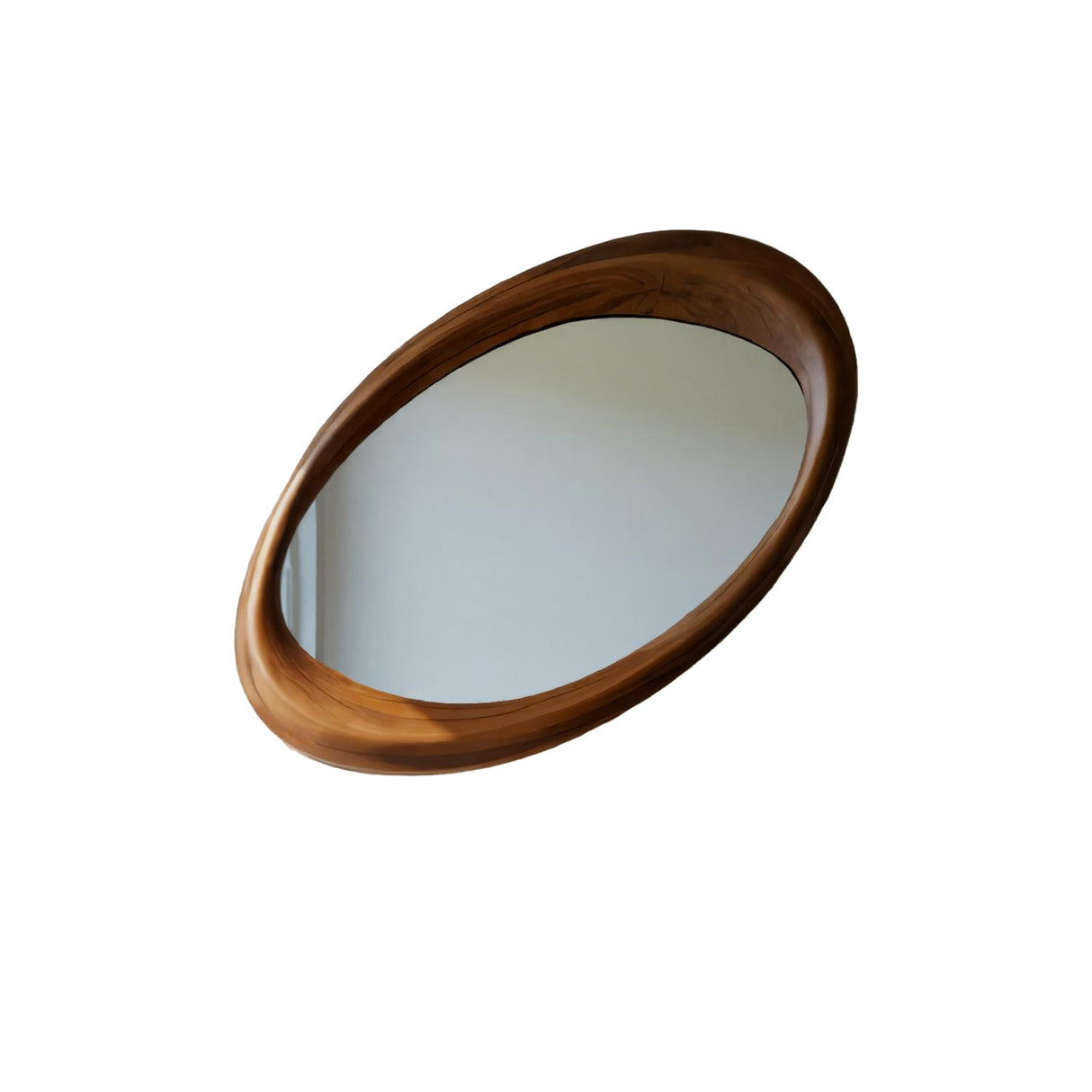 Eclipsera Artisan-Sculpted Solid Wood Mirror