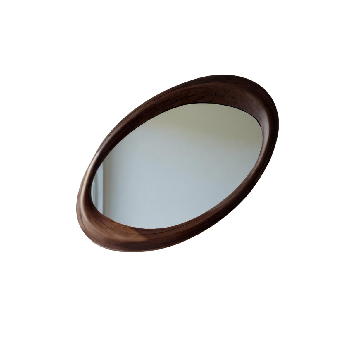 Eclipsera Artisan-Sculpted Solid Wood Mirror