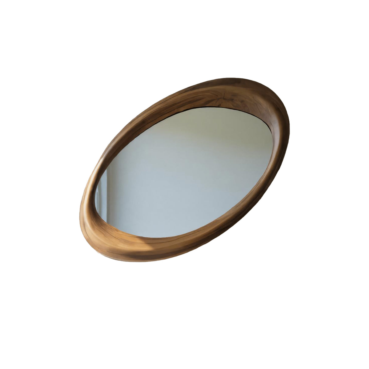 Eclipsera Artisan-Sculpted Solid Wood Mirror
