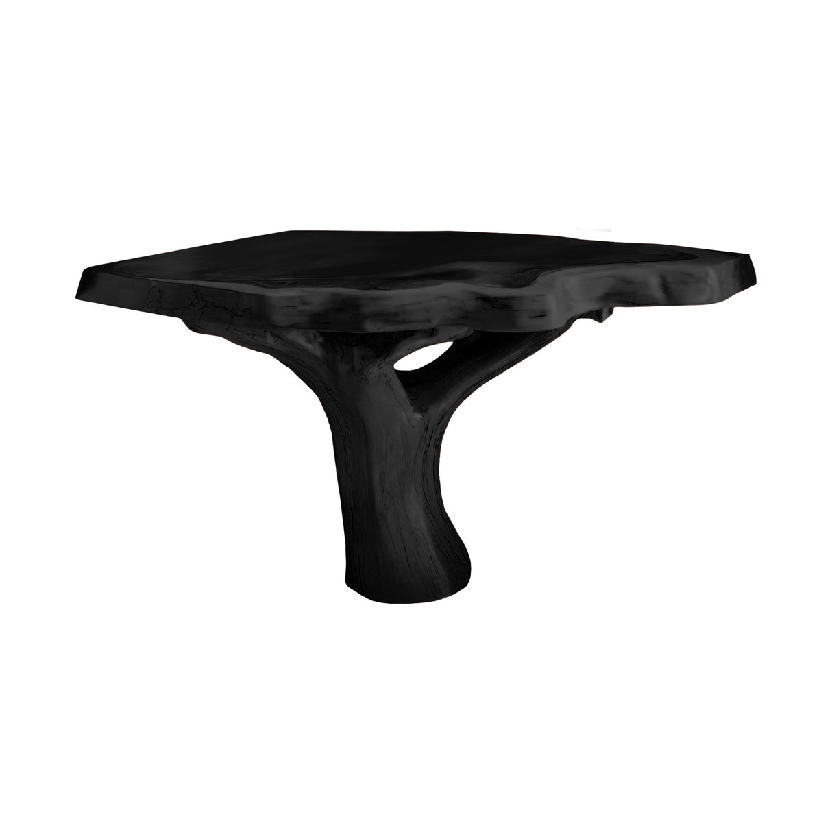 Elara Root-Form Corner Bathroom Vanity Black - Timberustic Corner Bathroom Vanity