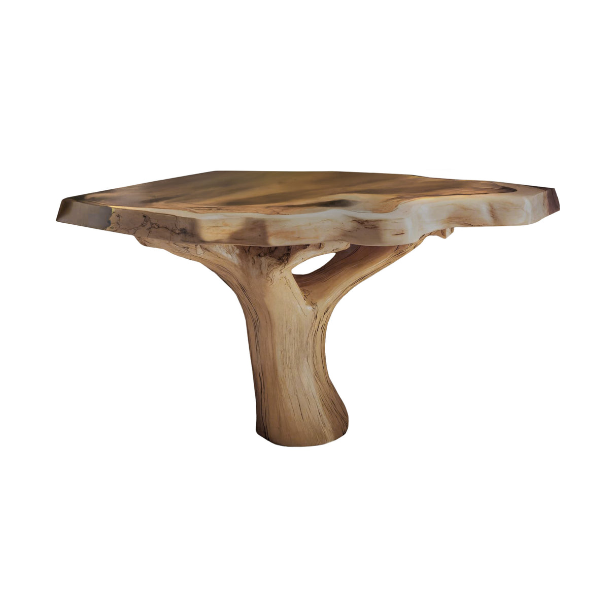 Elara Root-Form Corner Bathroom Vanity Natural Oak - Timberustic Corner Bathroom Vanity