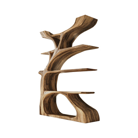 Elara Treeform Solid Wood Bookshelf