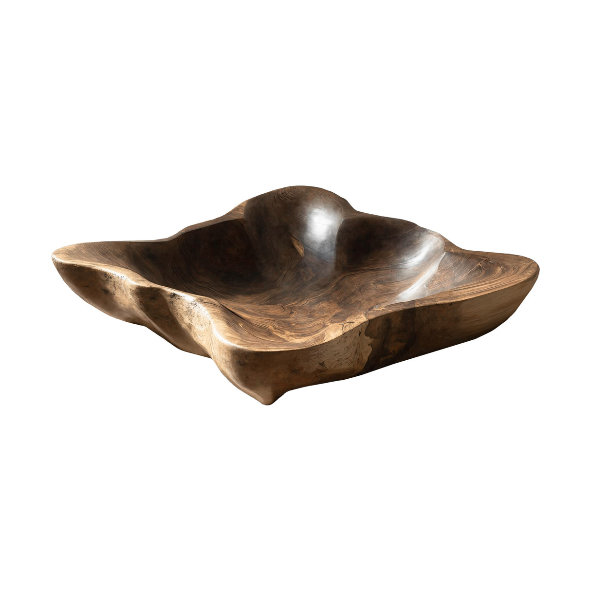 Elarin Bloom Handcrafted Solid Wood Vessel Sink