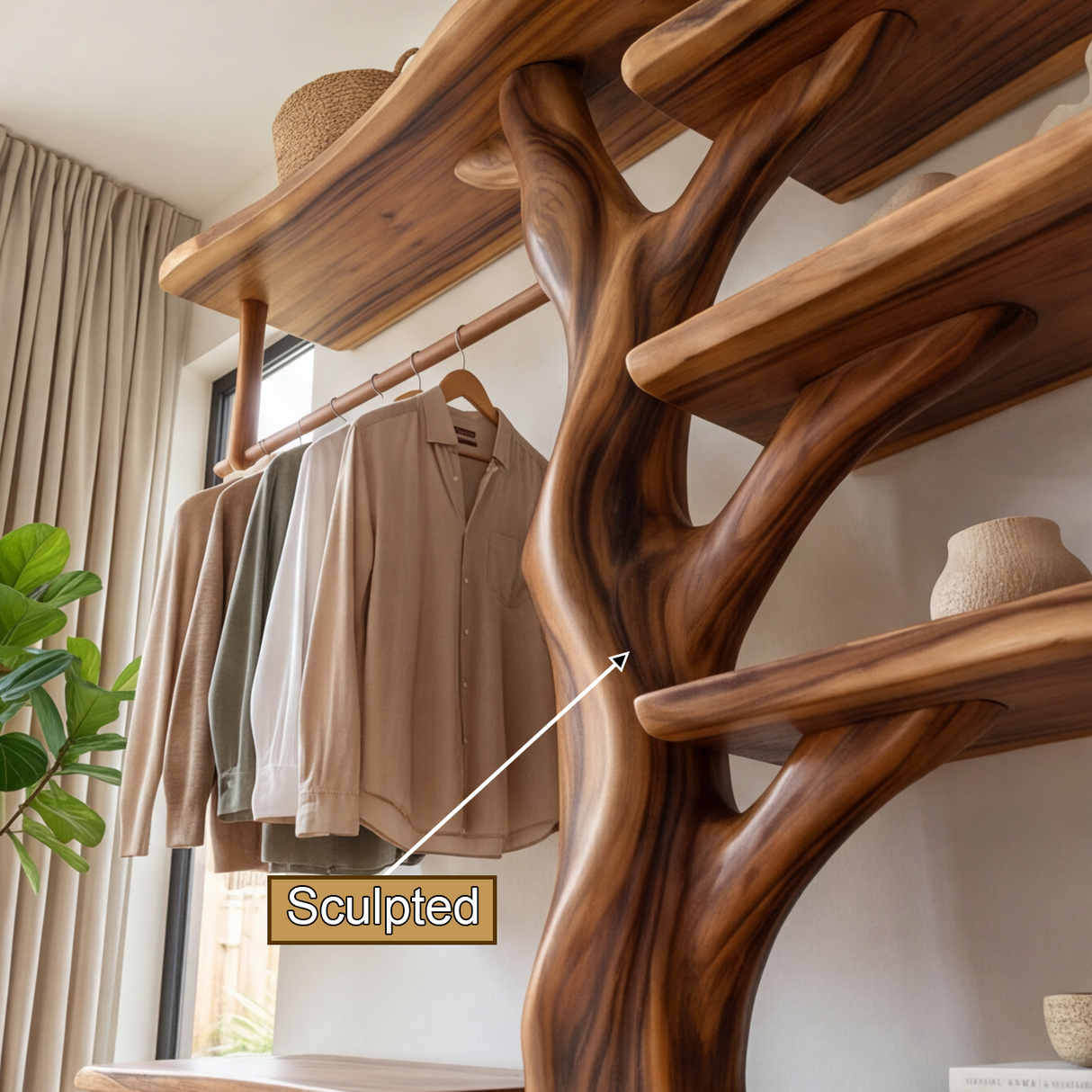 Elarowyn Solid Wood Entryway Organizer - Timberustic Entryway Organizer
