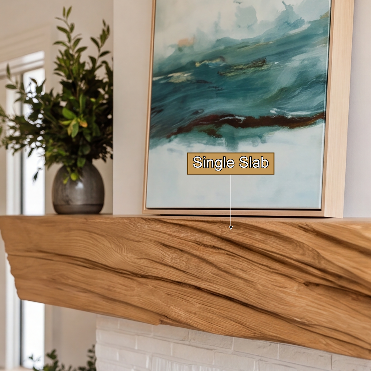 Eldorin Sculpted Fireplace Mantel Shelf