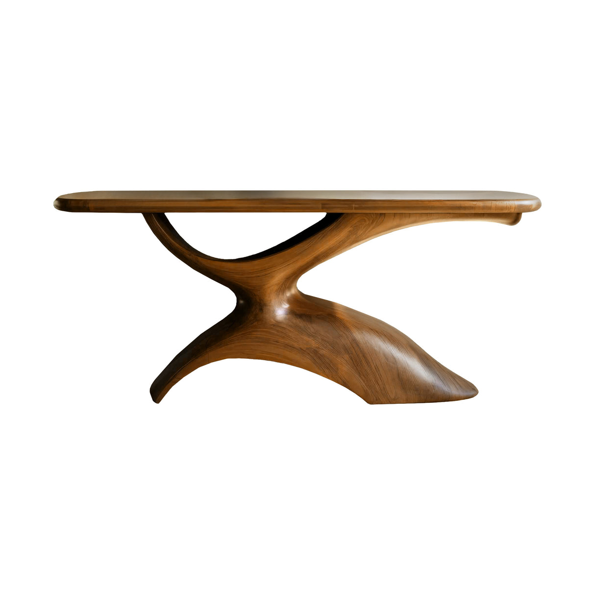 Elora Rise Sculptural Wood Bathroom Vanity