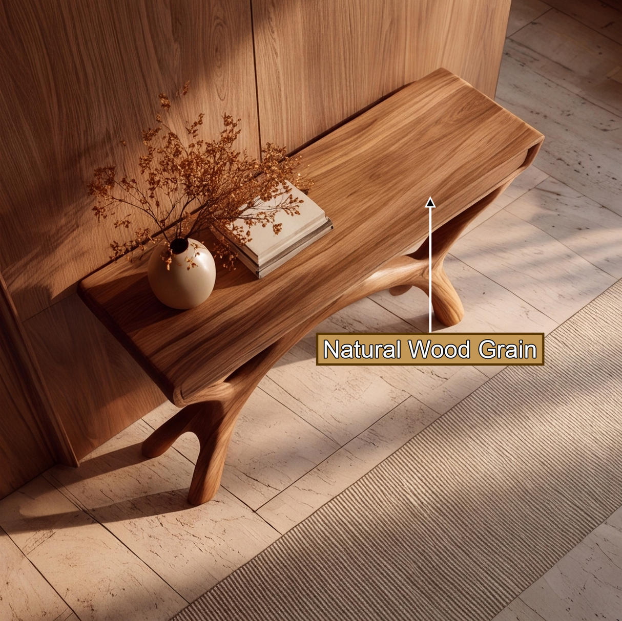 Erysvale Sculpted Solid Wood Console Table SPA024329