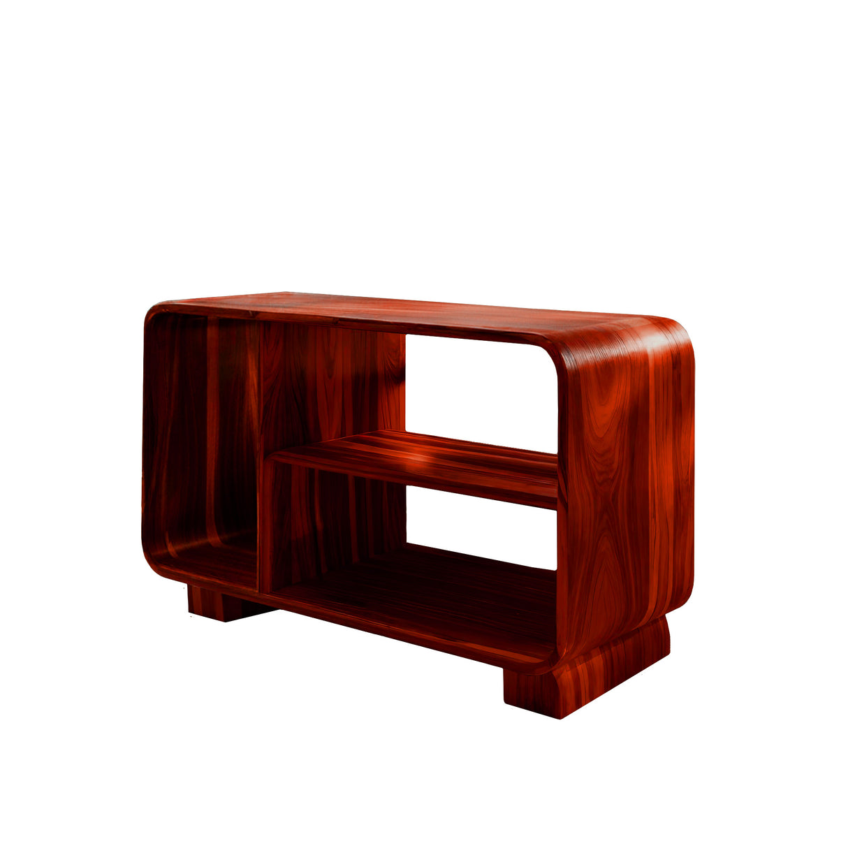 Flowform Solid Wood Side Table Console