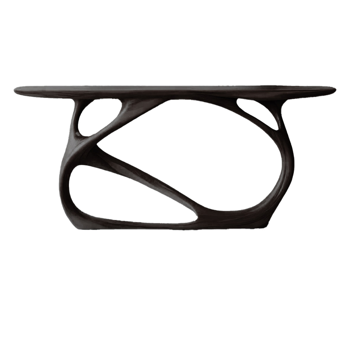 Flowing Design Handcraft Console Table Black - TimbeRustic Console Table