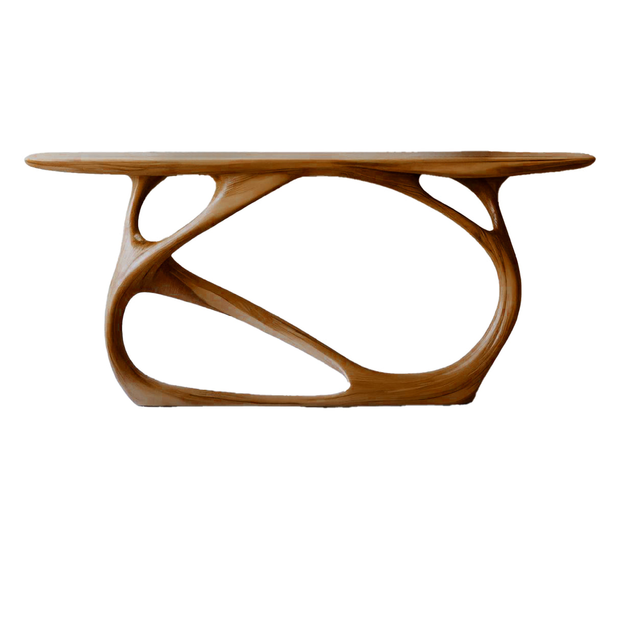 Flowing Design Handcraft Console Table Brown - TimbeRustic Console Table