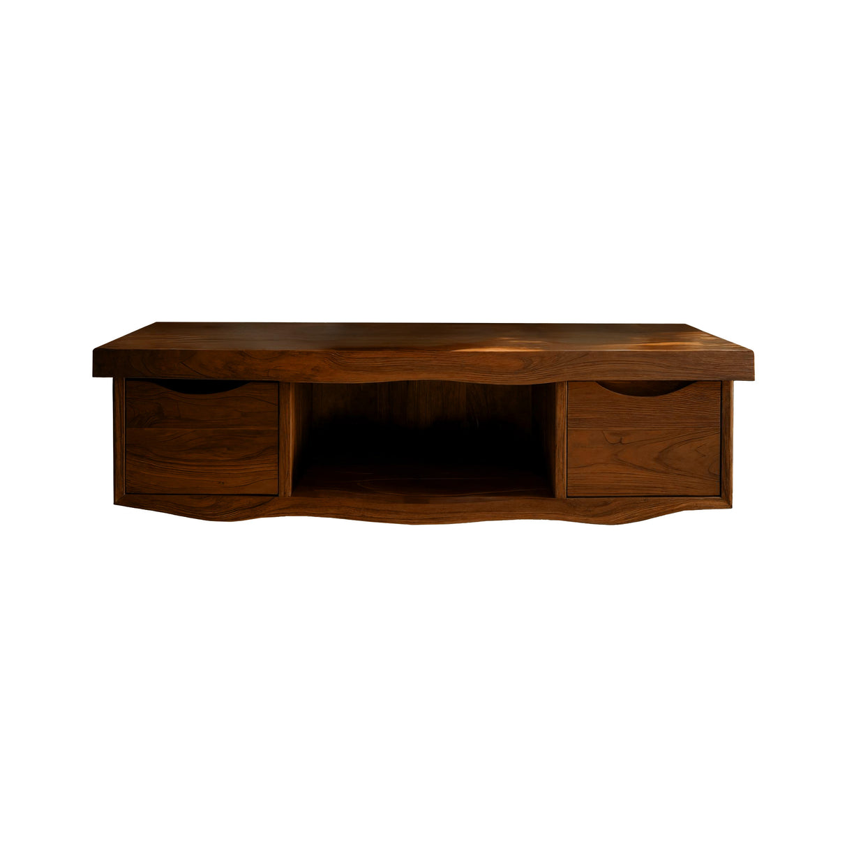 Flowline Solid Wood Floating Bathroom Vanity With Drawers Brown - Timberustic Floating Bathroom Vanity With Drawers