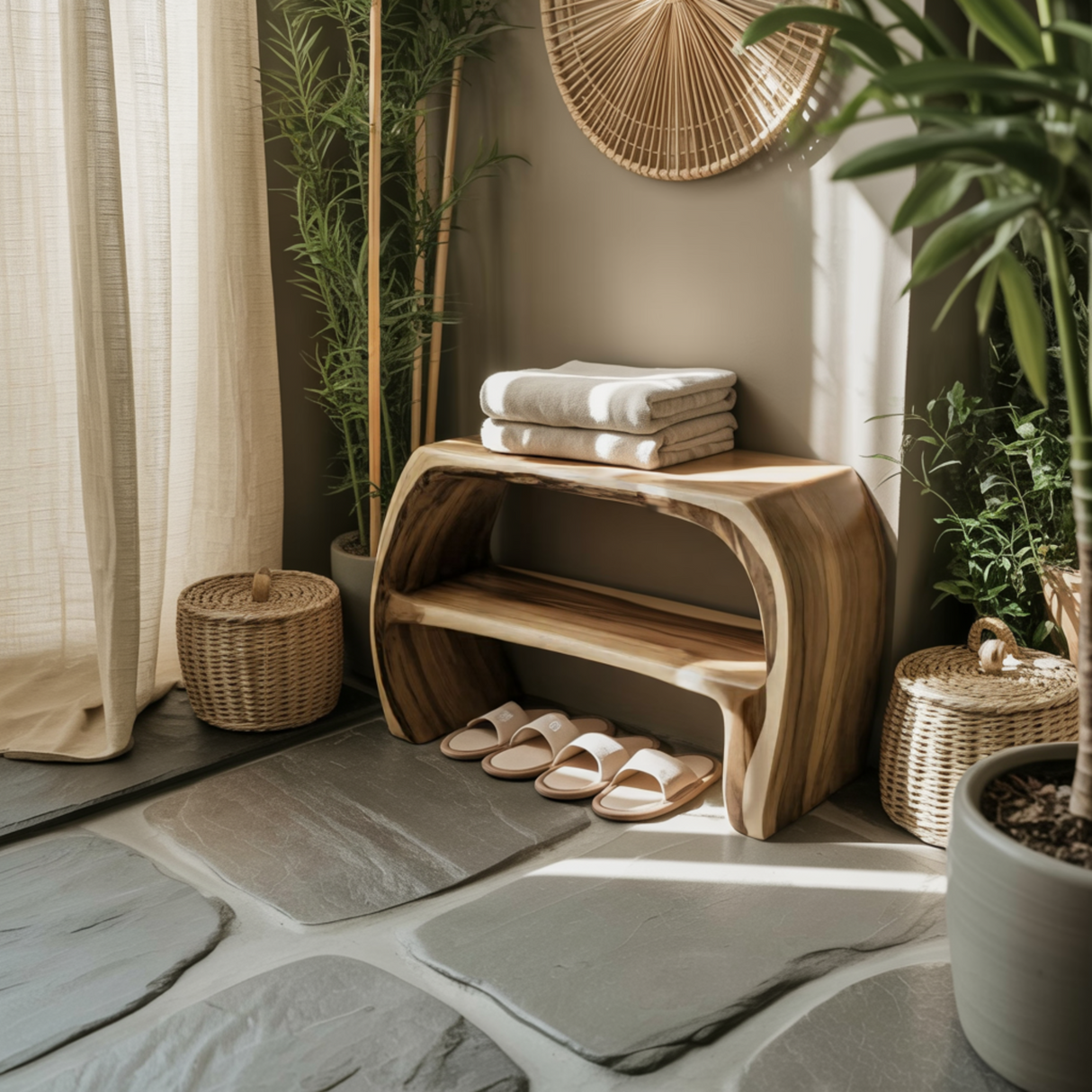 Flowline Solid Wood Shoe Rack - Timberustic Shoe Rack