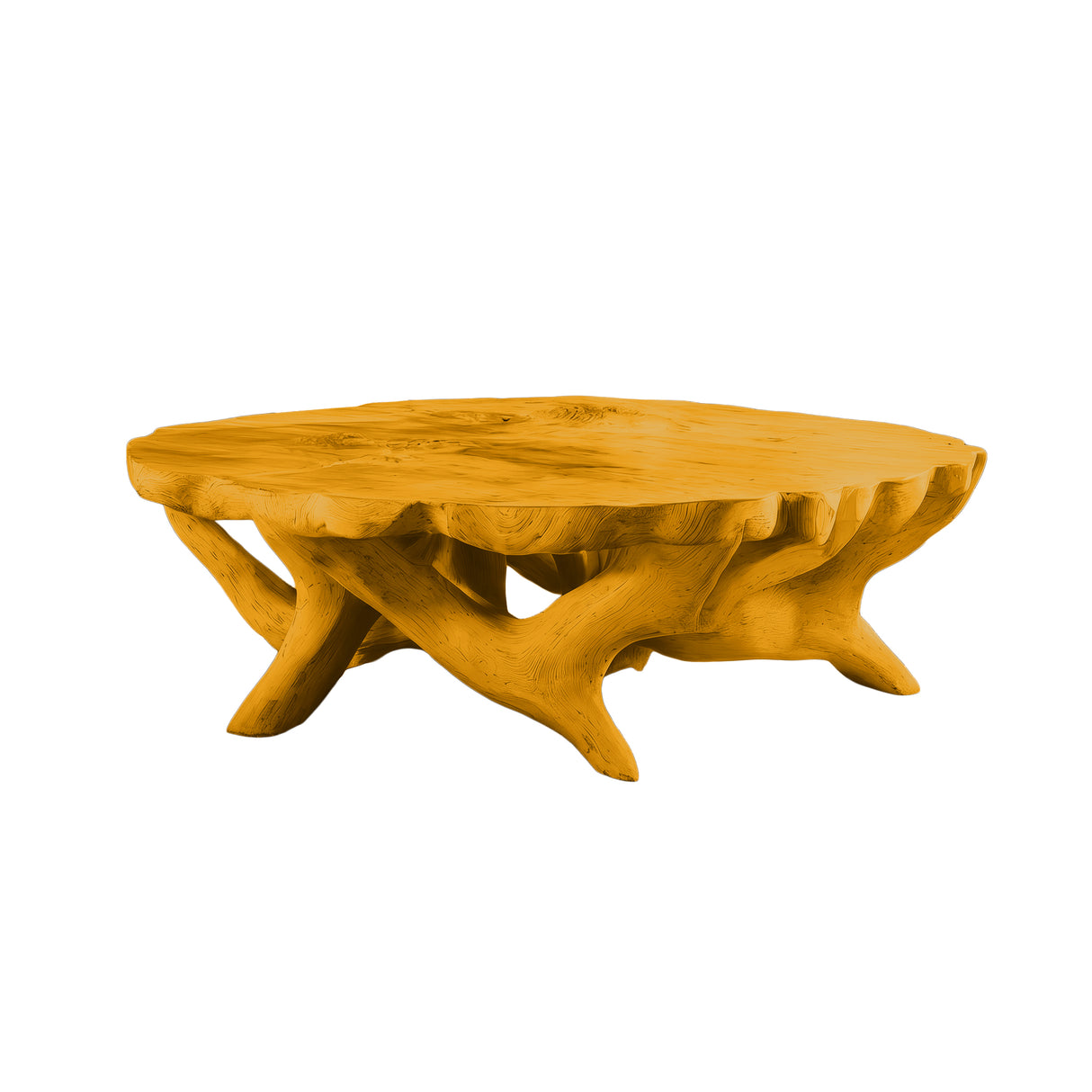 Frostroot Handcrafted Solid Wood Coffee Table Teak - Timberustic Coffee Table