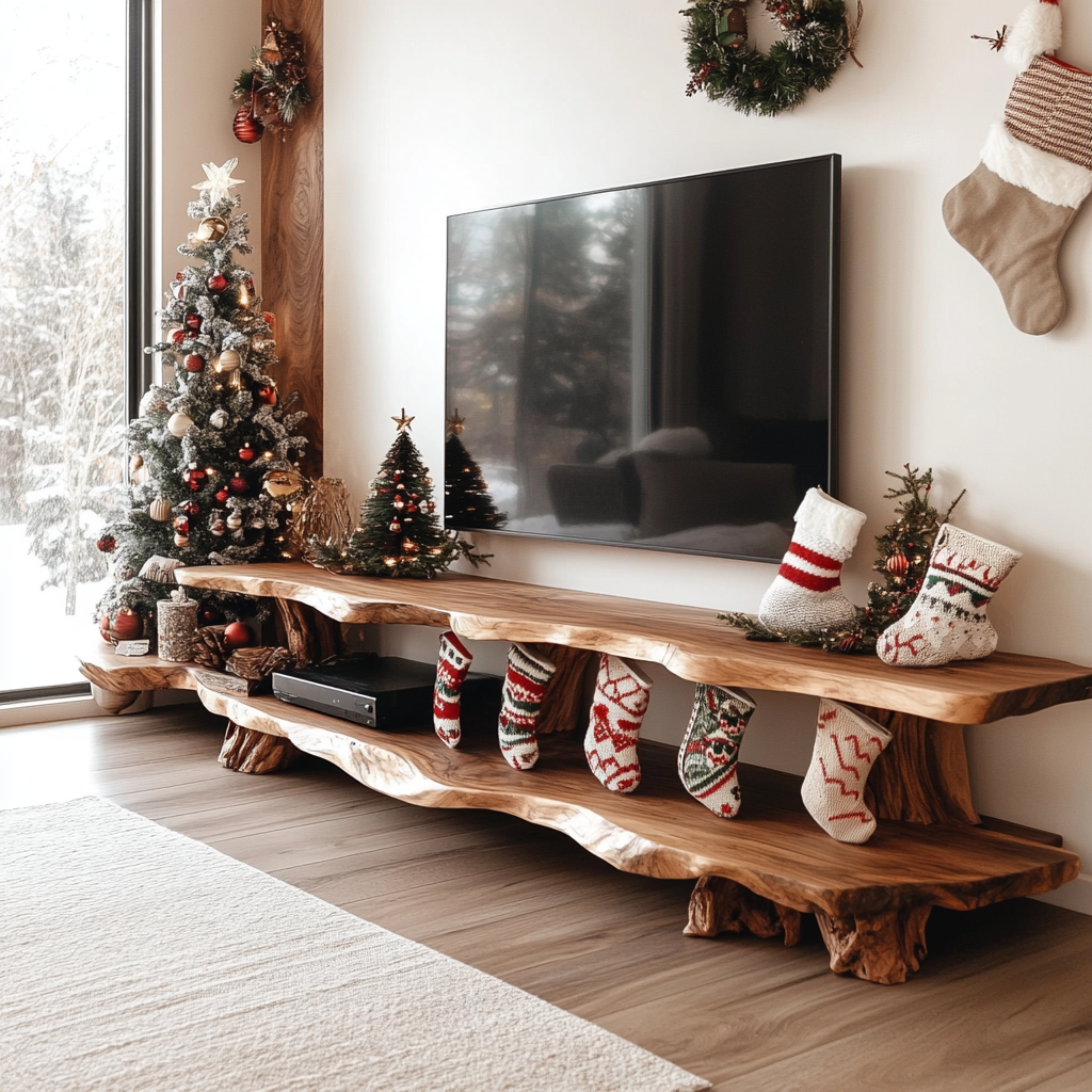 Hearthwood Organic Live Edge TV Cabinet