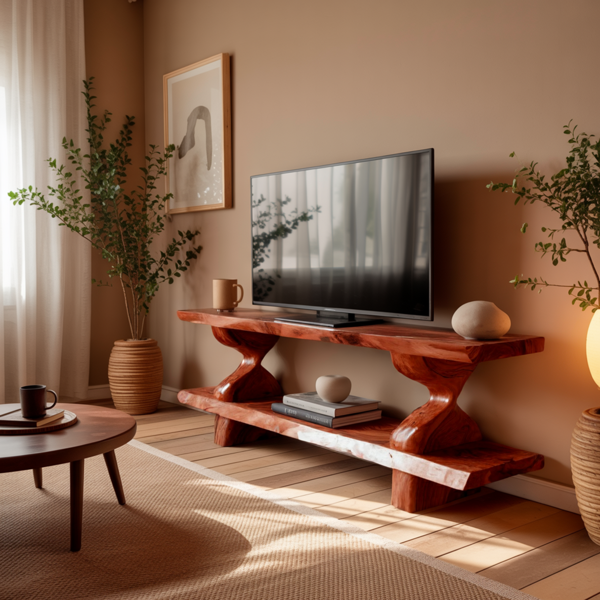 Helixcrest Solid Wood TV Console