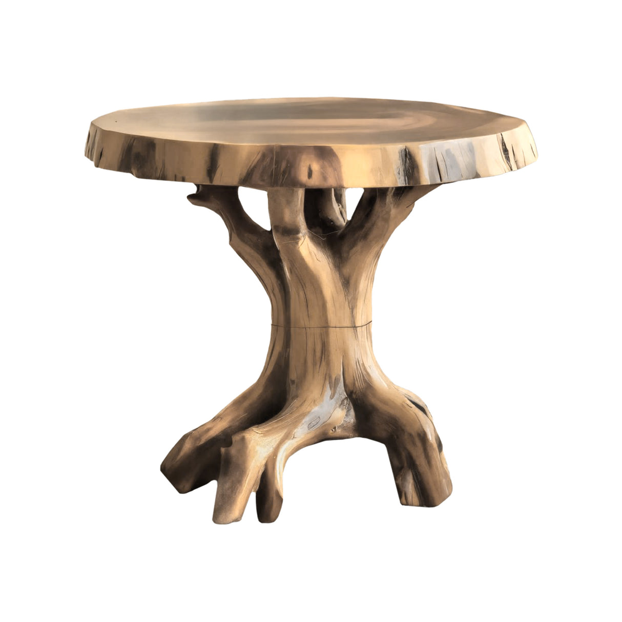 Kaelis Nature-Inspired Solid Wood Side Table Natural Oak - Timberustic Side Table