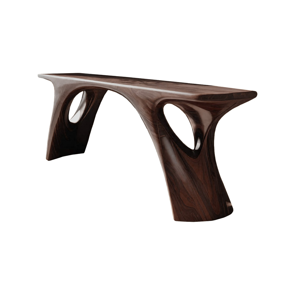 Kaori Modern Organic Sculptural Console Table