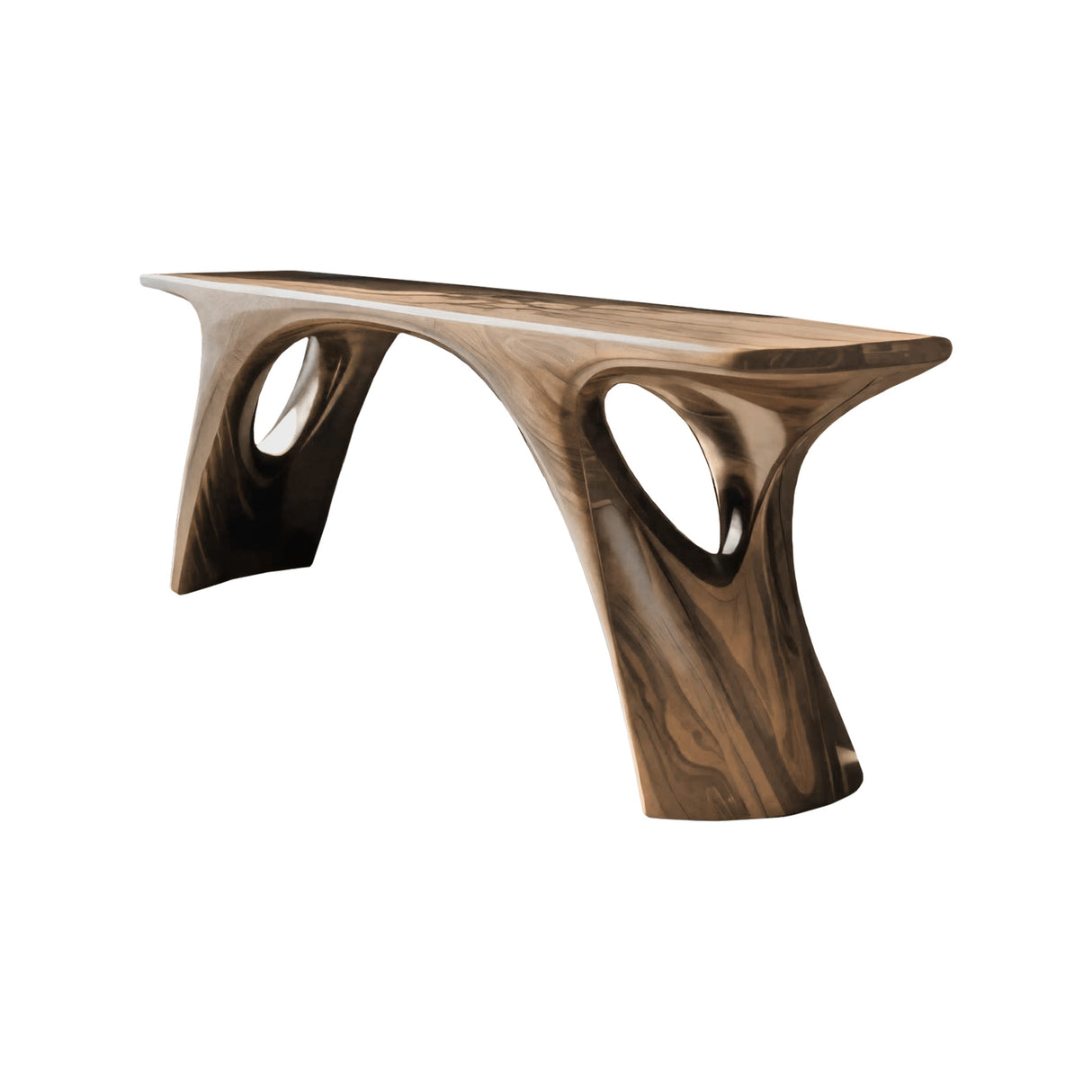 Kaori Modern Organic Sculptural Console Table
