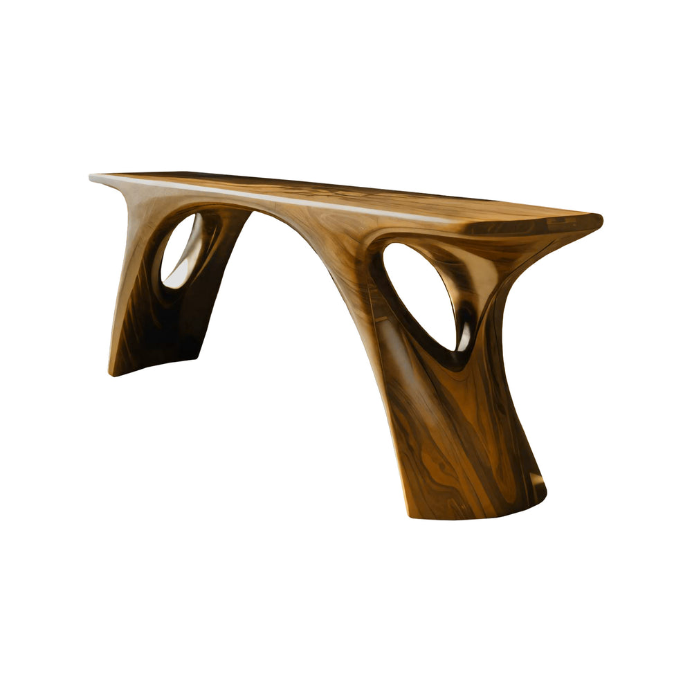 Kaori Modern Organic Sculptural Console Table