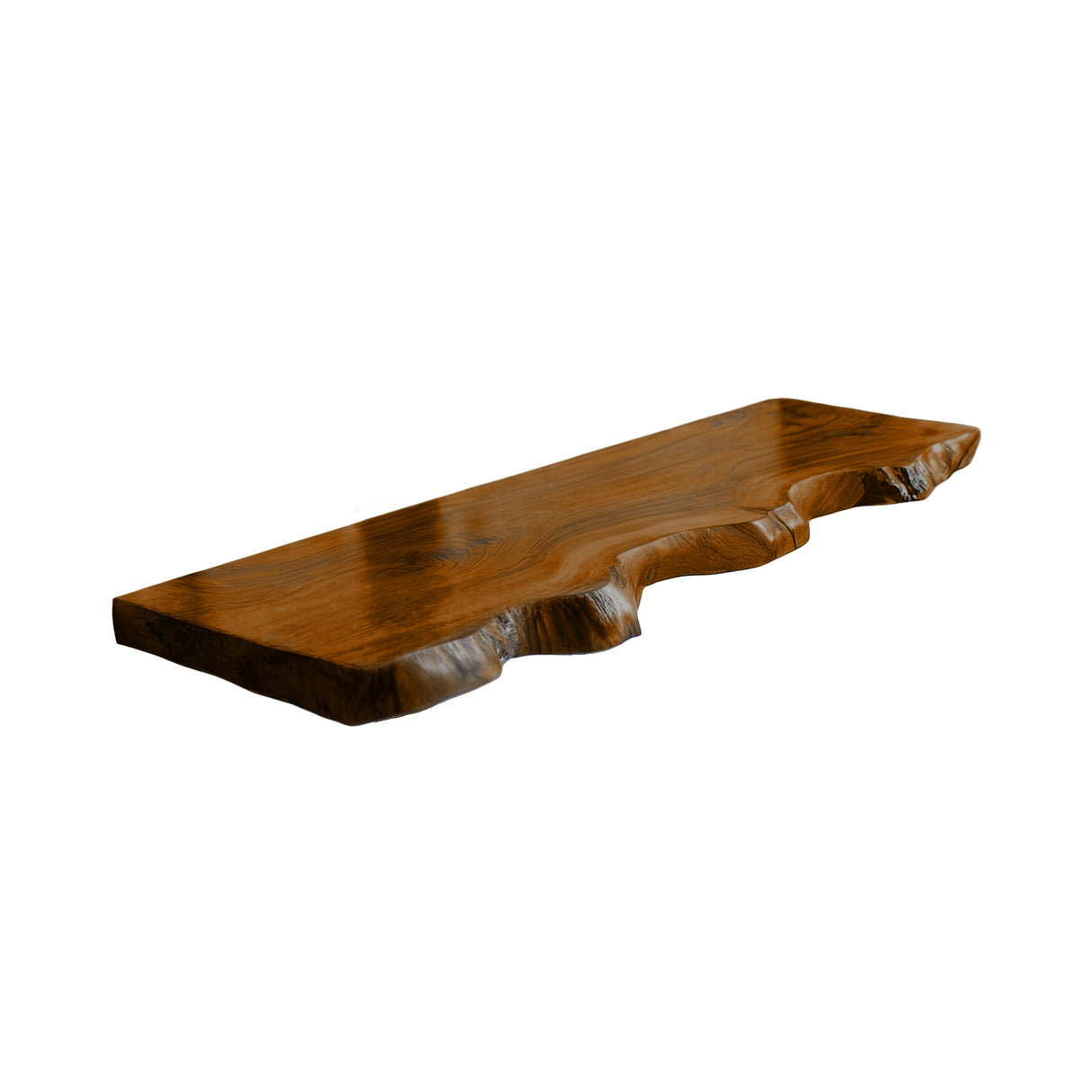 Kelvion Live Edge Solid Wood Floating Shelf