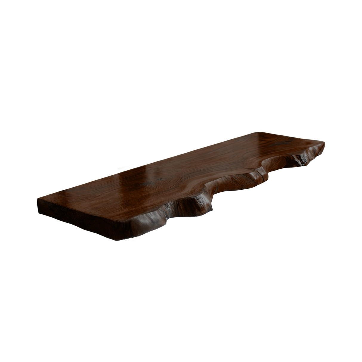 Kelvion Live Edge Solid Wood Floating Shelf