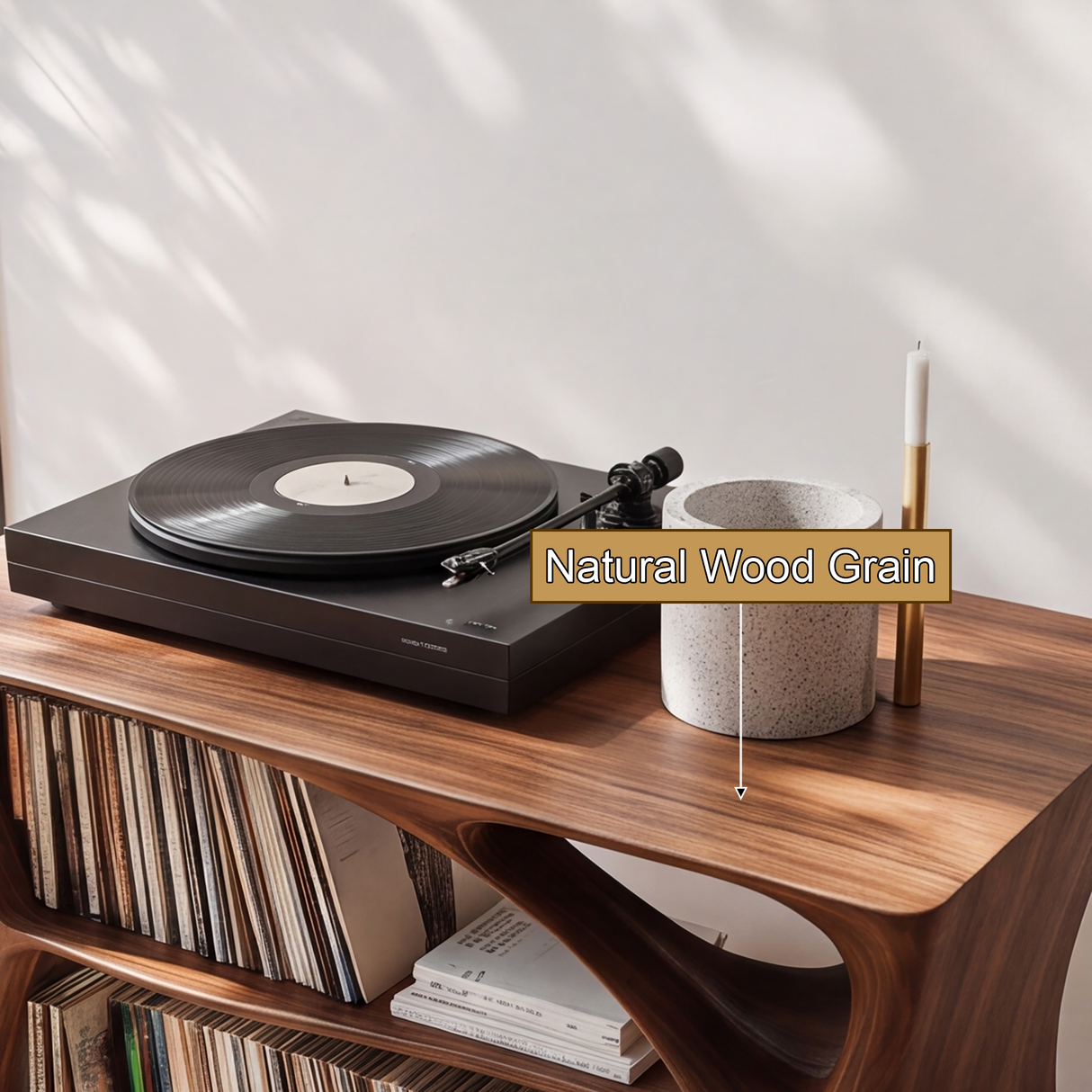 Liorven Handcrafted Solid Wood Record Player Stand Spa924364 - Timberustic Record Player Stand With Storage