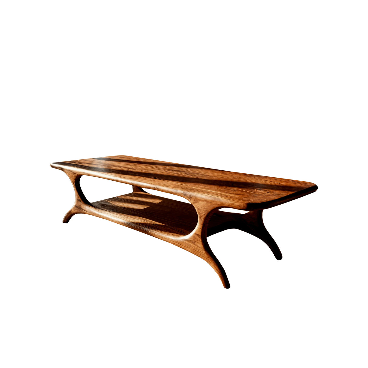 Lirven Arch Solid Wood Coffee Table
