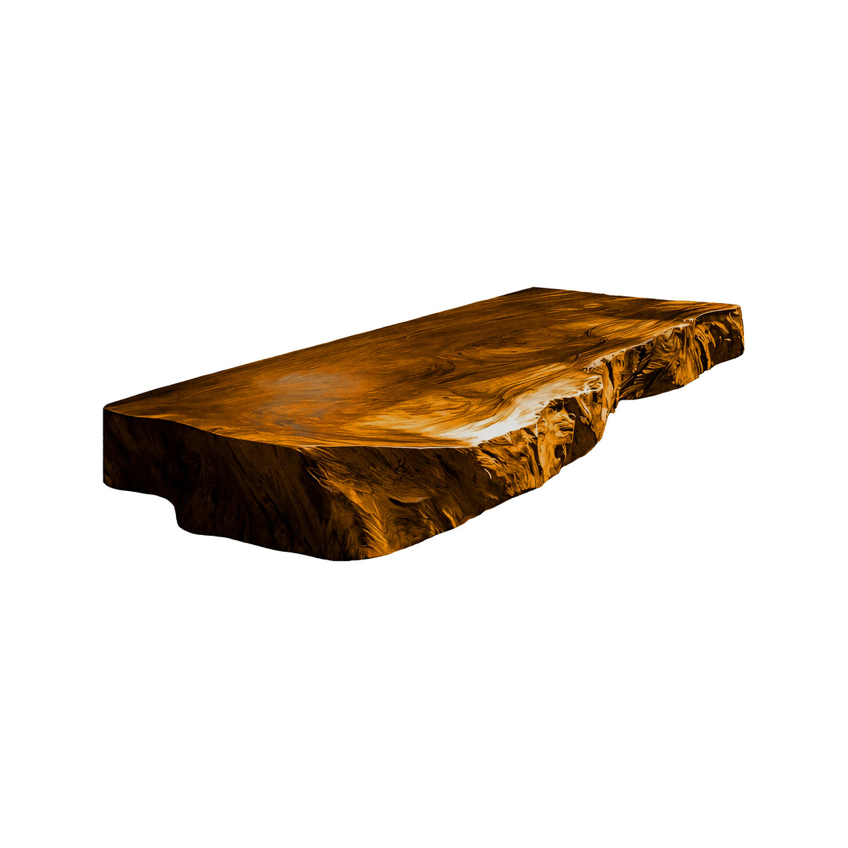 Lunara Live Edge Solid Wood Floating Bathroom Vanity Brown - Timberustic Floating Bathroom Vanity