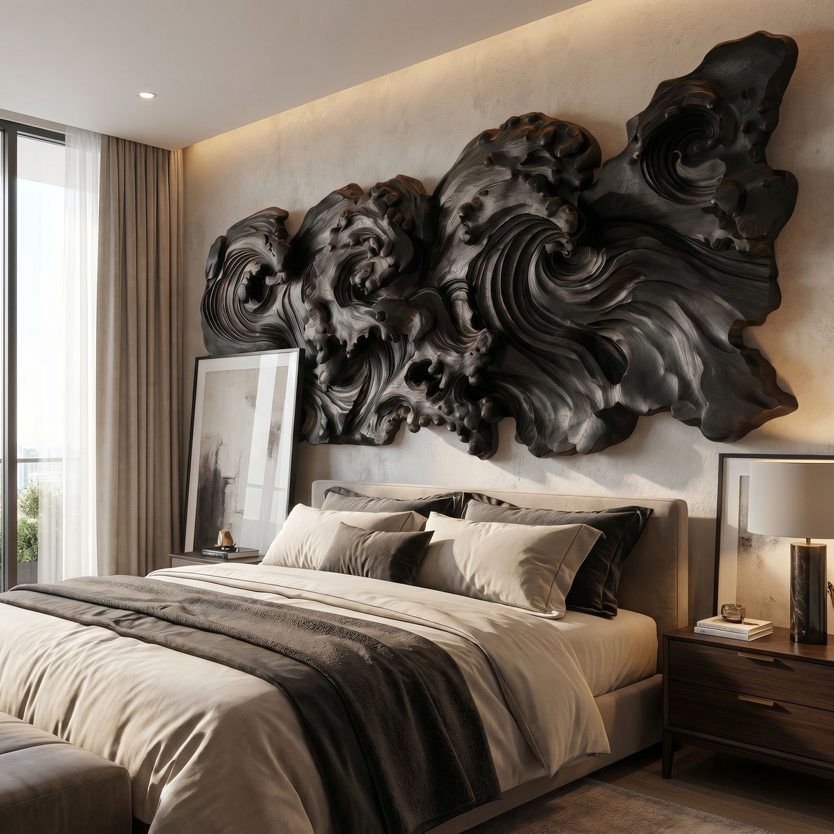 Maelcrest Sculpted Solid Wood Wall Art