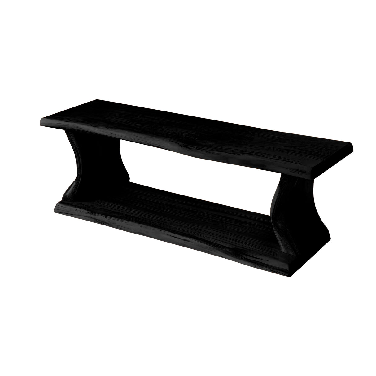 Maren Modern Rustic Solid Wood Shoe Rack Black - Timberustic Shoe Rack