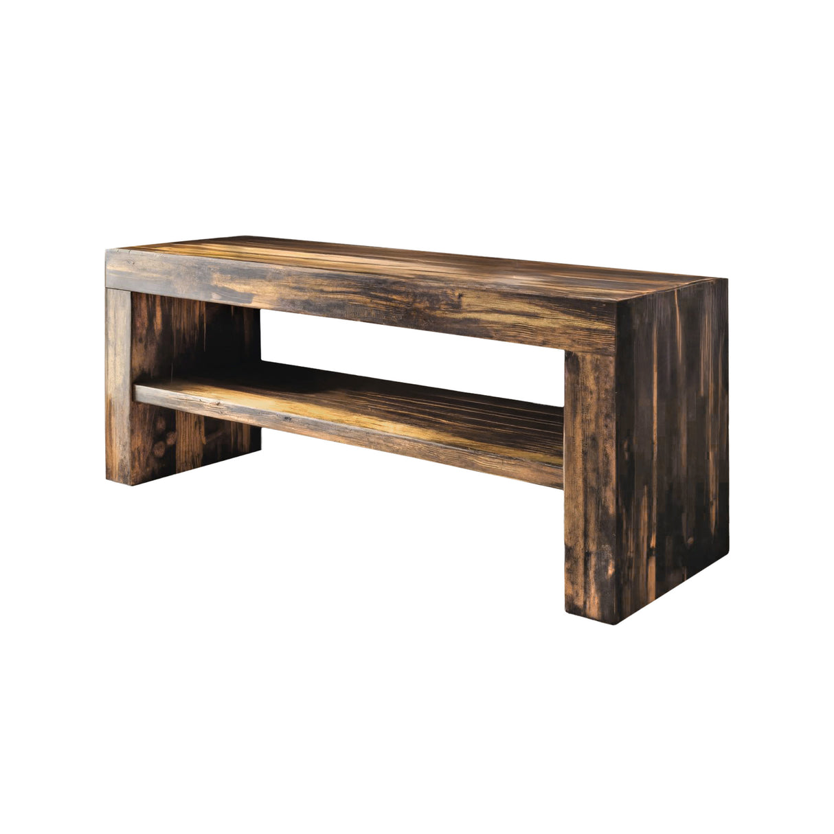 Mareta Coastal Handcrafted Solid Wood Bathroom Vanity