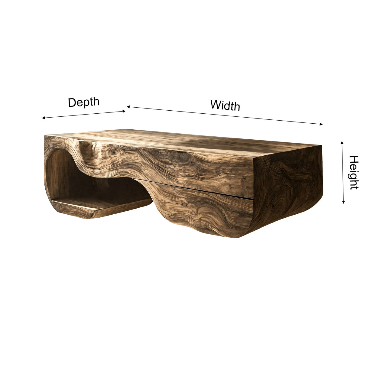 Merona Sculpted Solid Wood Floating Bathroom Vanity with Drawers - Timberustic Floating Bathroom Vanity With Drawers
