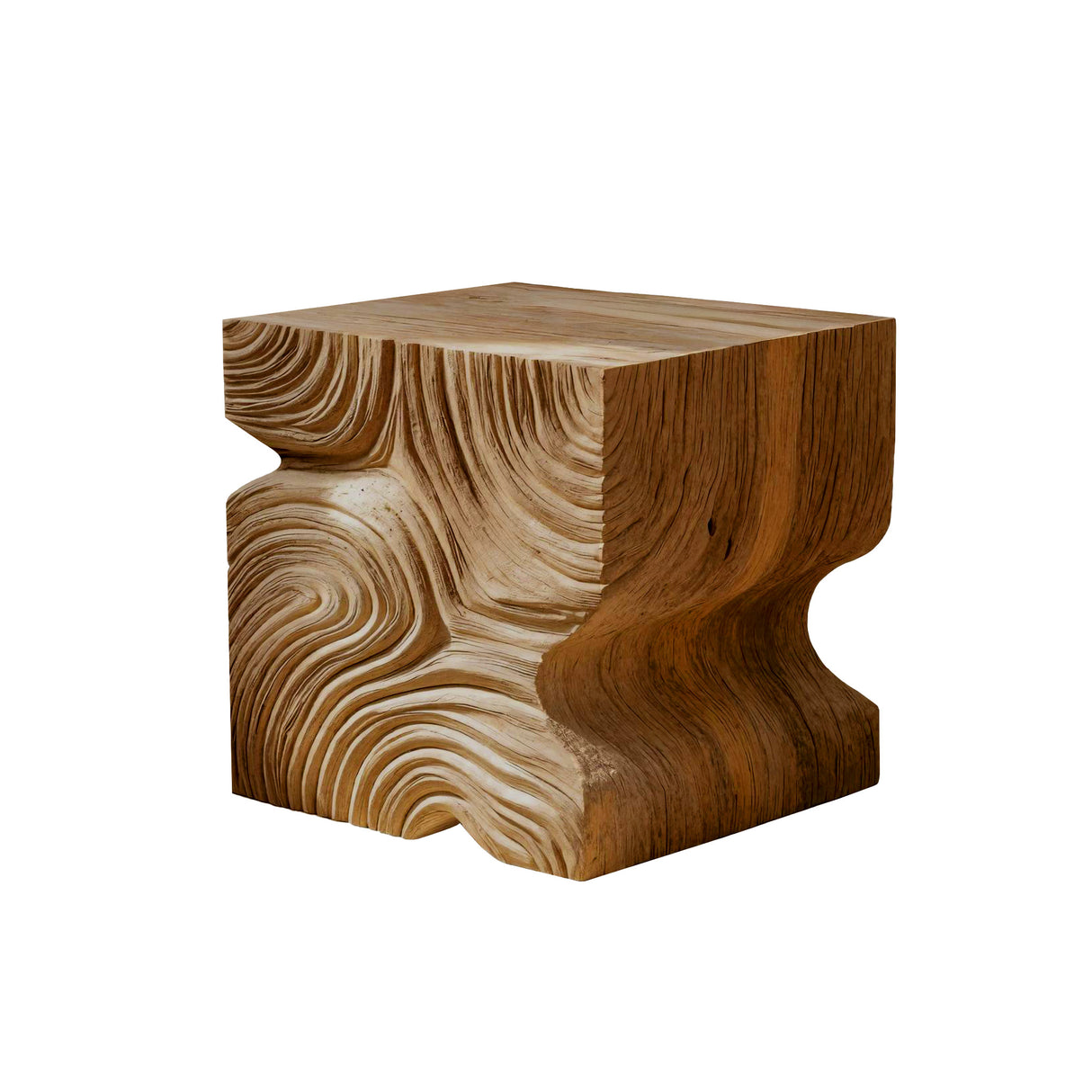 Minimalist Design Solid Wood Bedside Table Brown - Timberustic Bedside Table