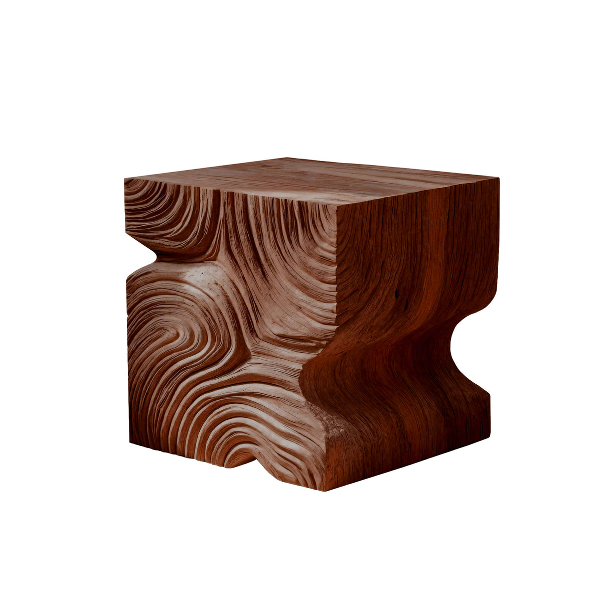 Minimalist Design Solid Wood Bedside Table Mahogany - Timberustic Bedside Table