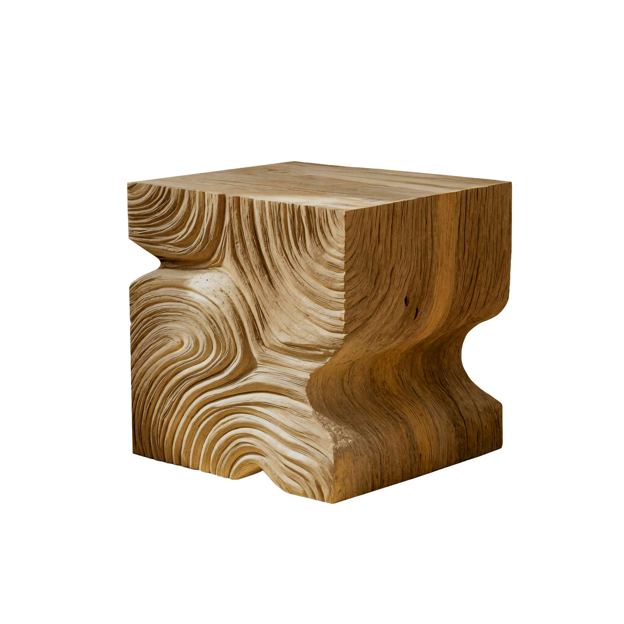 Minimalist Design Solid Wood Bedside Table Teak - Timberustic Bedside Table