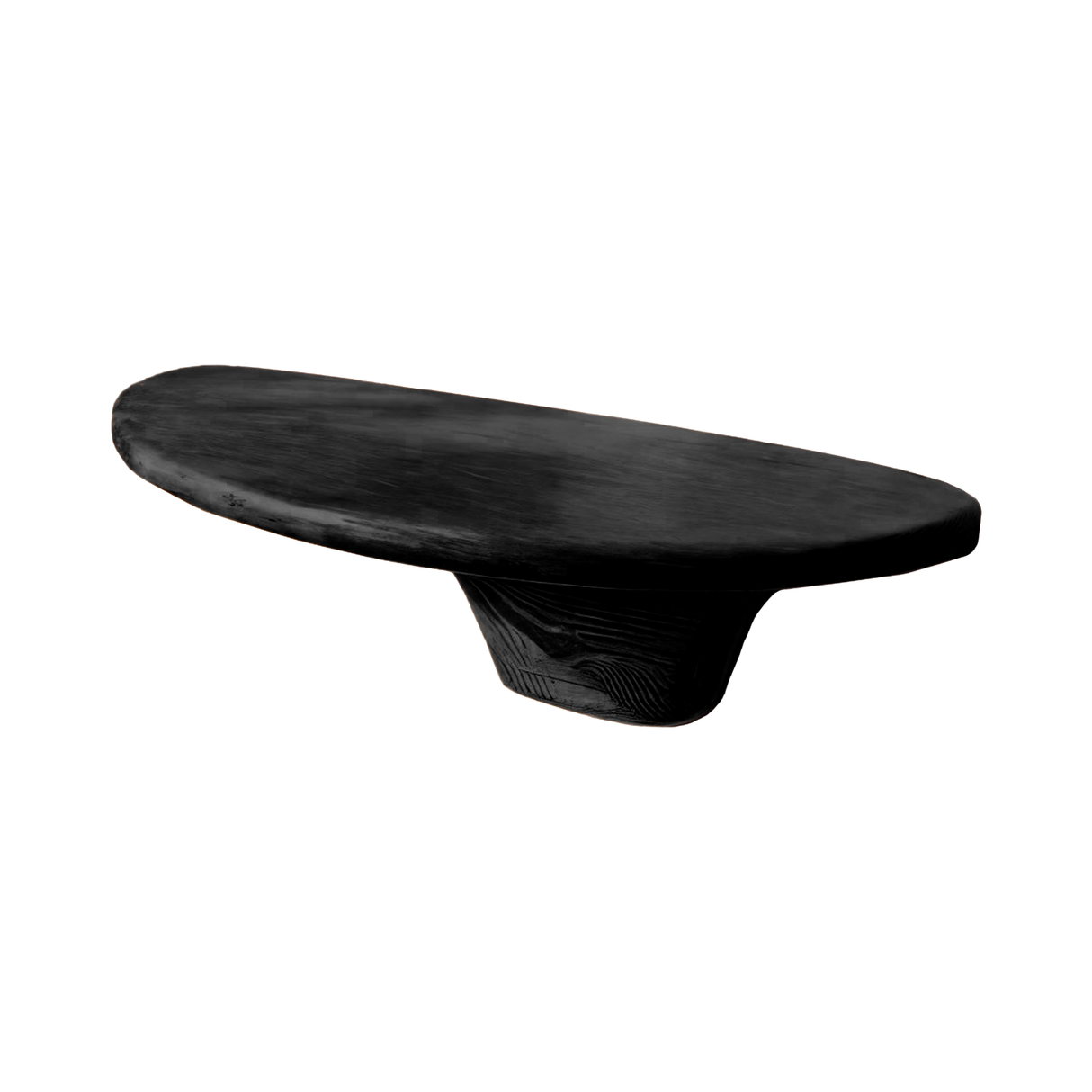 Mycora Solid Wood Mushroom Floating Shelf Black - Timberustic Floating Shelf