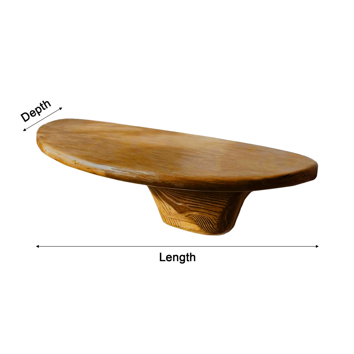 Mycora Solid Wood Mushroom Floating Shelf - Timberustic Floating Shelf