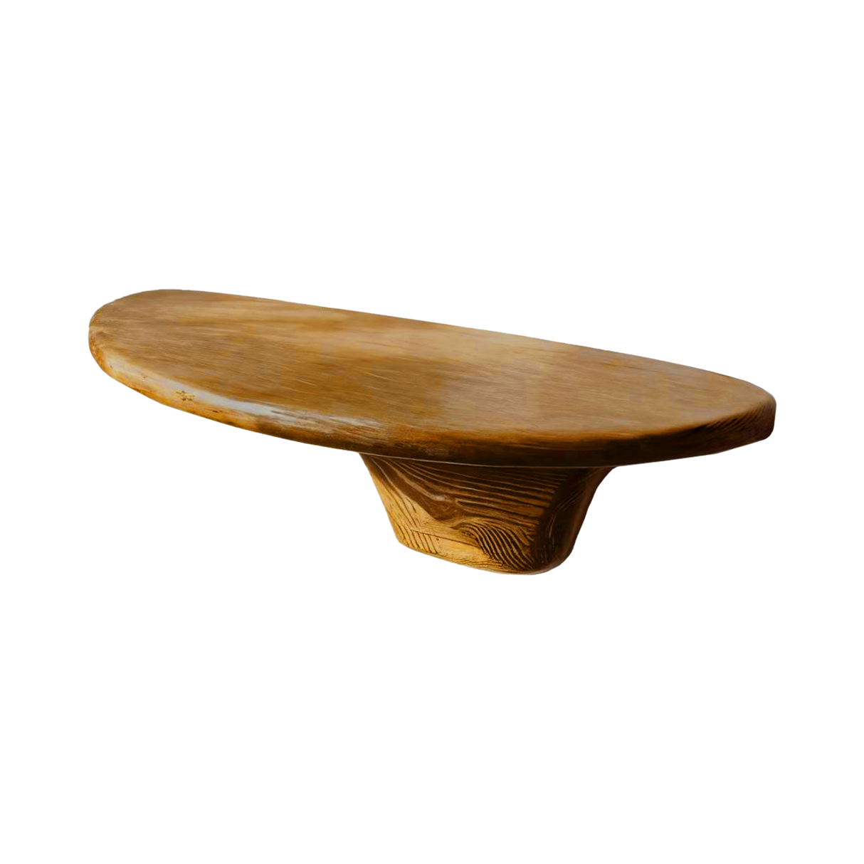 Mycora Solid Wood Mushroom Floating Shelf Teak - Timberustic Floating Shelf