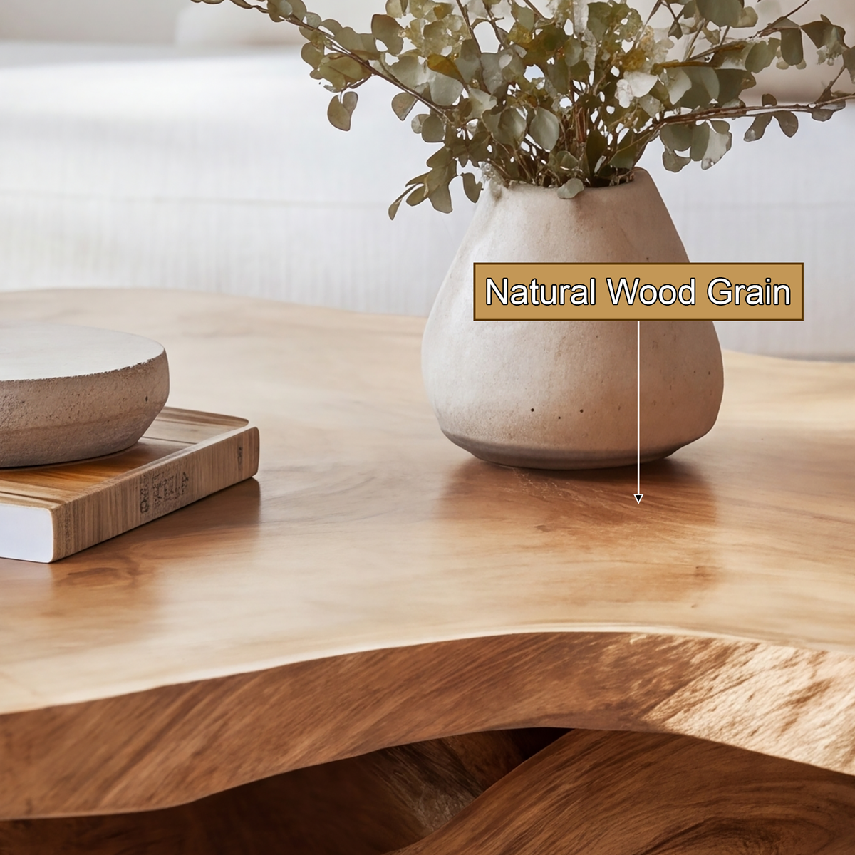 Myradon Sculpted Solid Wood Coffee Table SPA267835 - Timberustic Coffee Table