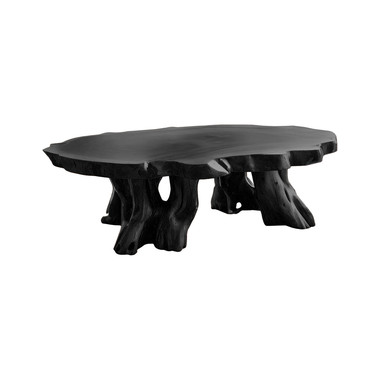 Narra Root-Form Handcrafted Coffee Table Black - Timberustic Coffee Table