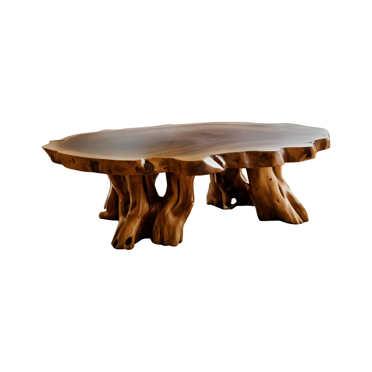 Narra Root-Form Handcrafted Coffee Table Brown - Timberustic Coffee Table