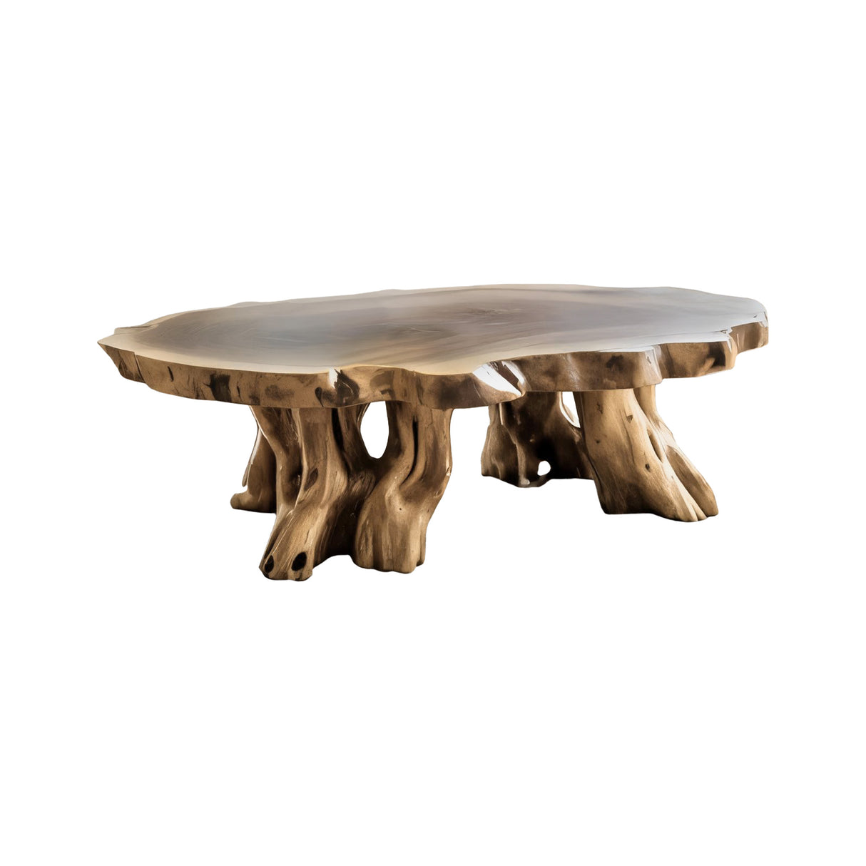 Narra Root-Form Handcrafted Coffee Table Natural Oak - Timberustic Coffee Table