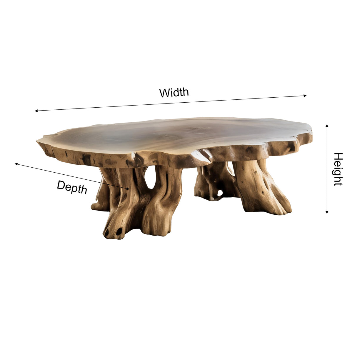 Narra Root-Form Handcrafted Coffee Table - Timberustic Coffee Table