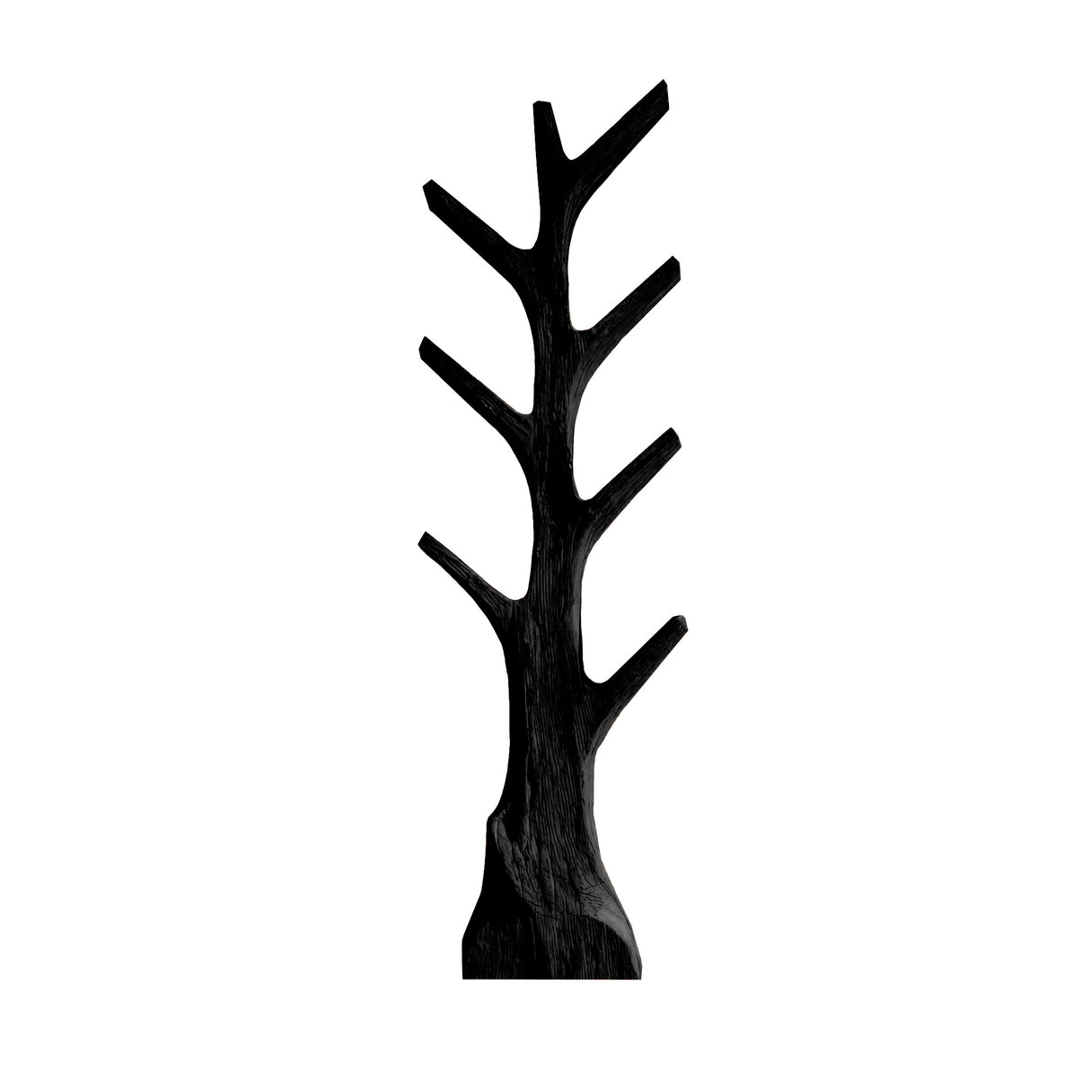 Natural Aesthetic Solid Wood Wine Rack Black - Timberustic Wine Rack