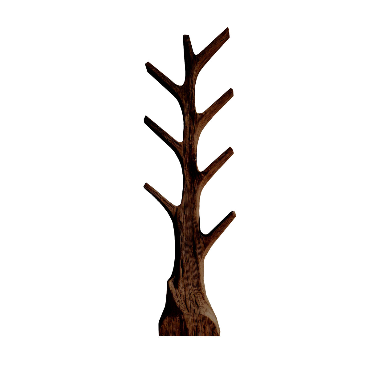 Natural Aesthetic Solid Wood Wine Rack Dark Walnut - Timberustic Wine Rack