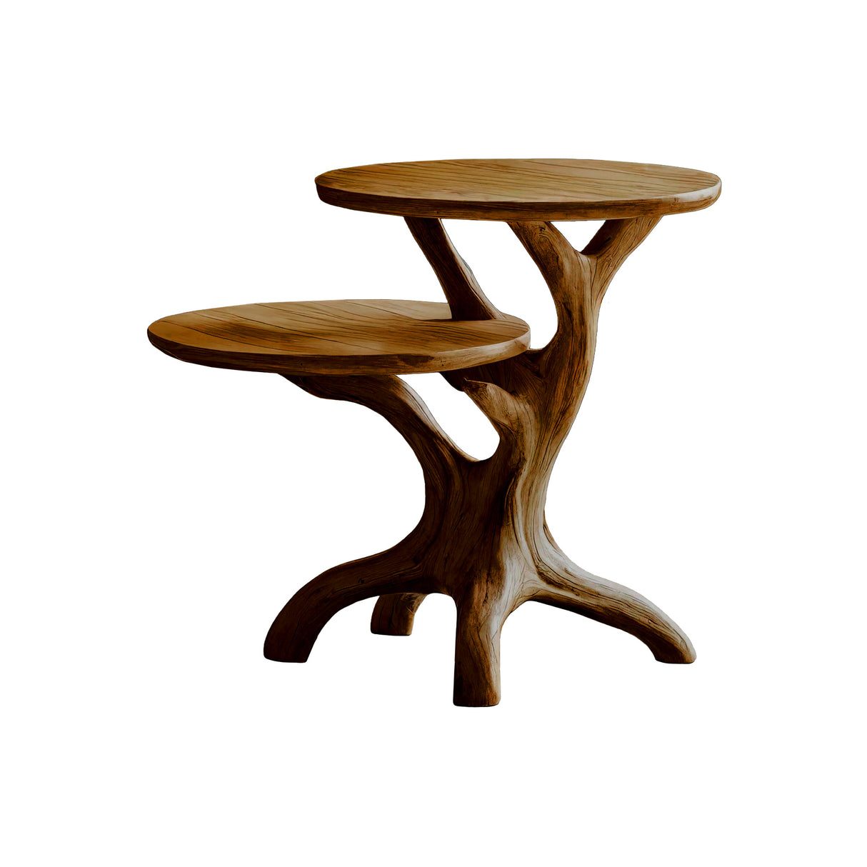 Natural Root Solid Wood Side Table