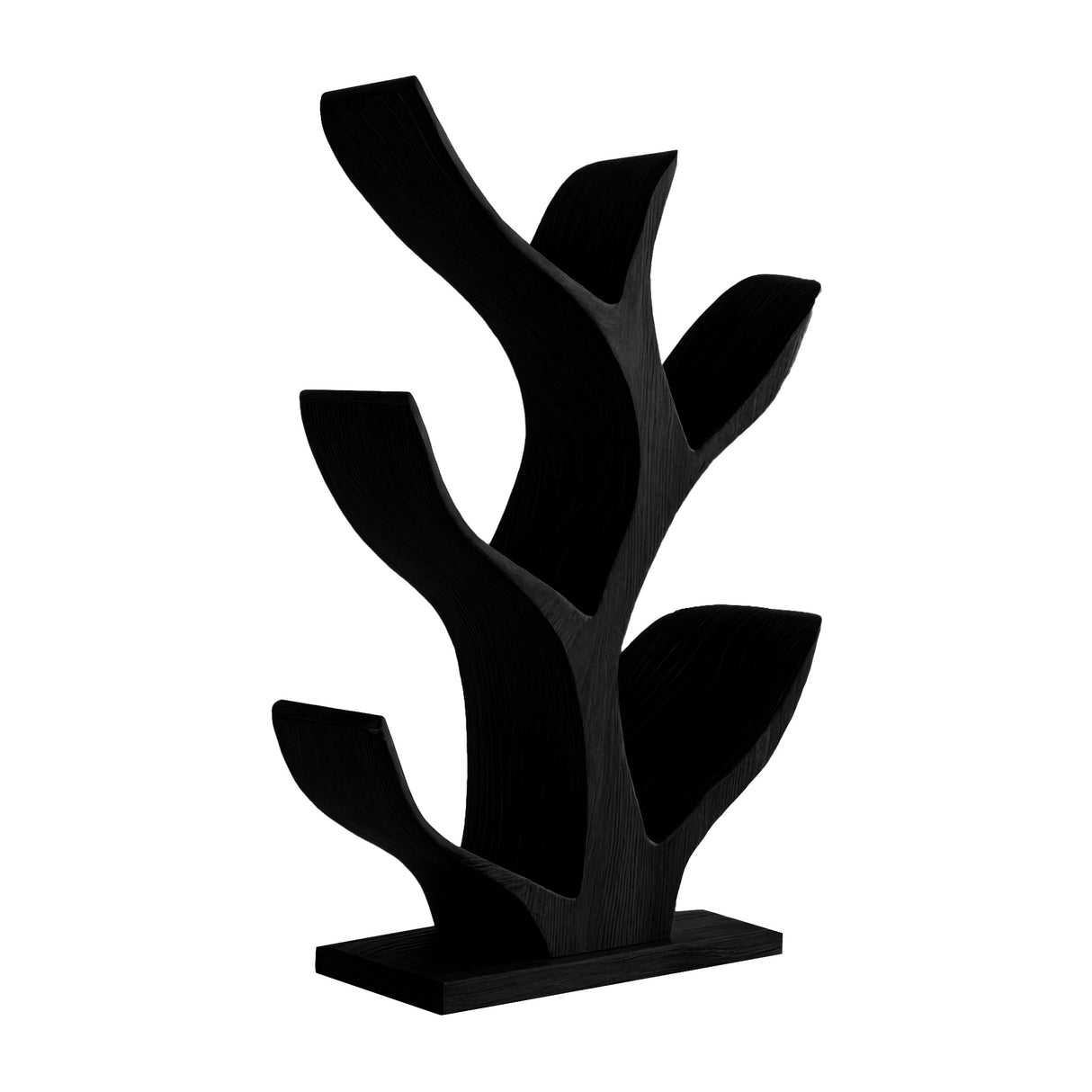 Nature Inspired Solid Wood Wine Rack Black - Timberustic Wine Rack